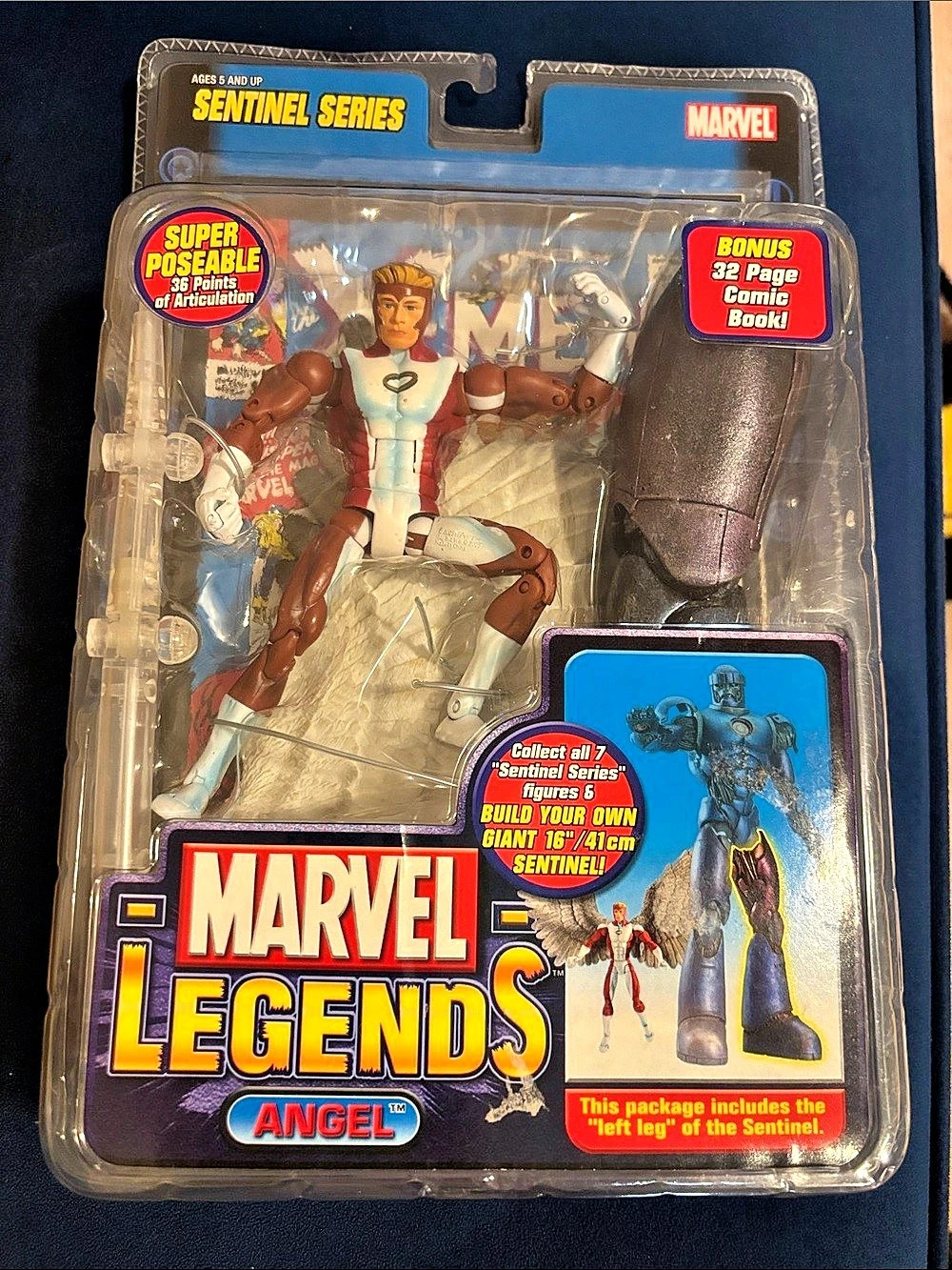 Marvel Legends Angel Sentinel Series Action Figure NWT